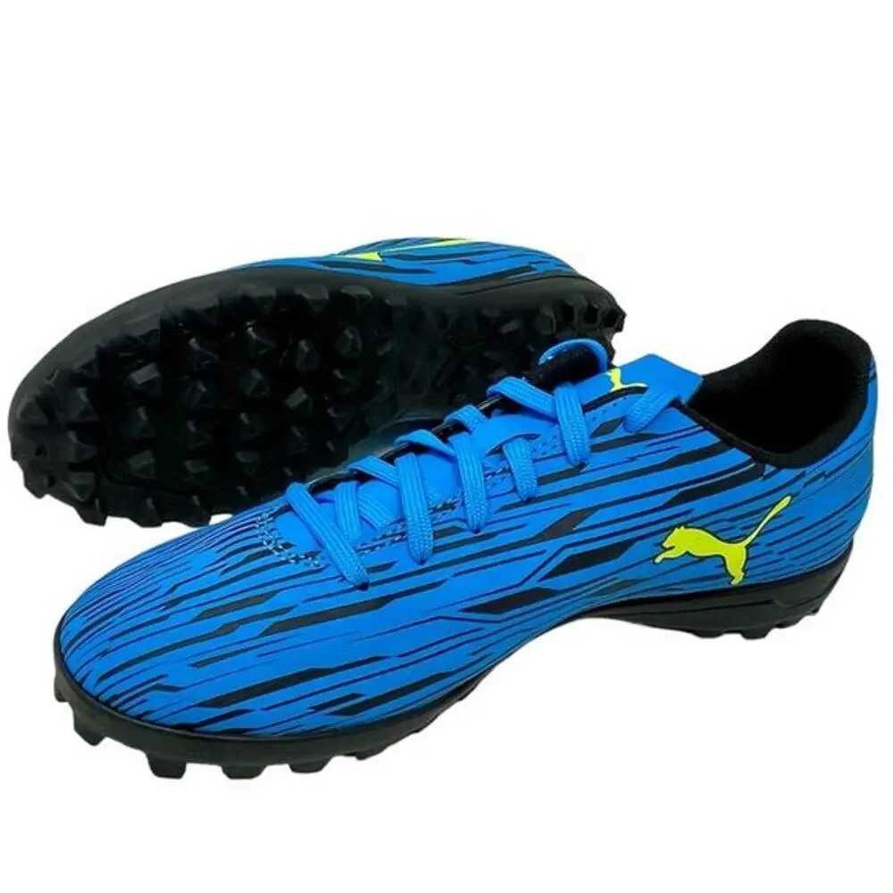 Puma Rapido III Rubber Soccer Cleats Men's 7 1/2 Ocean Dive‎ Blue I.2.2